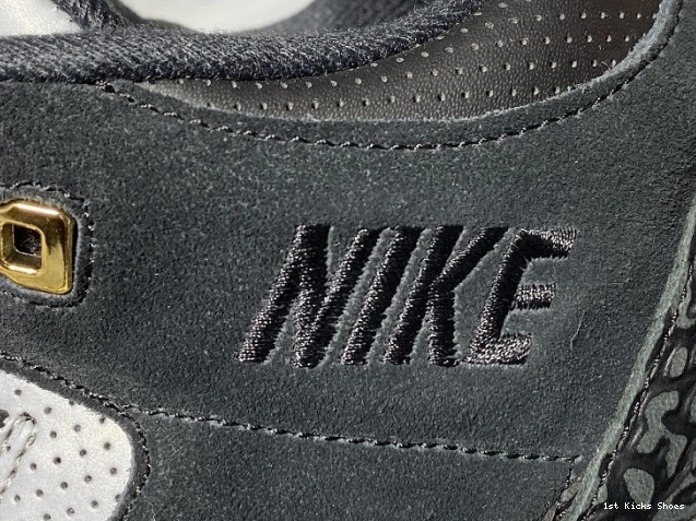 1st Kicks Shoes CK4348-007 3 Cement Tinker Air Jordan Black Grey 0818